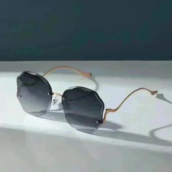 Ombre Rimless Sunglasses - Picture 1 of 1
